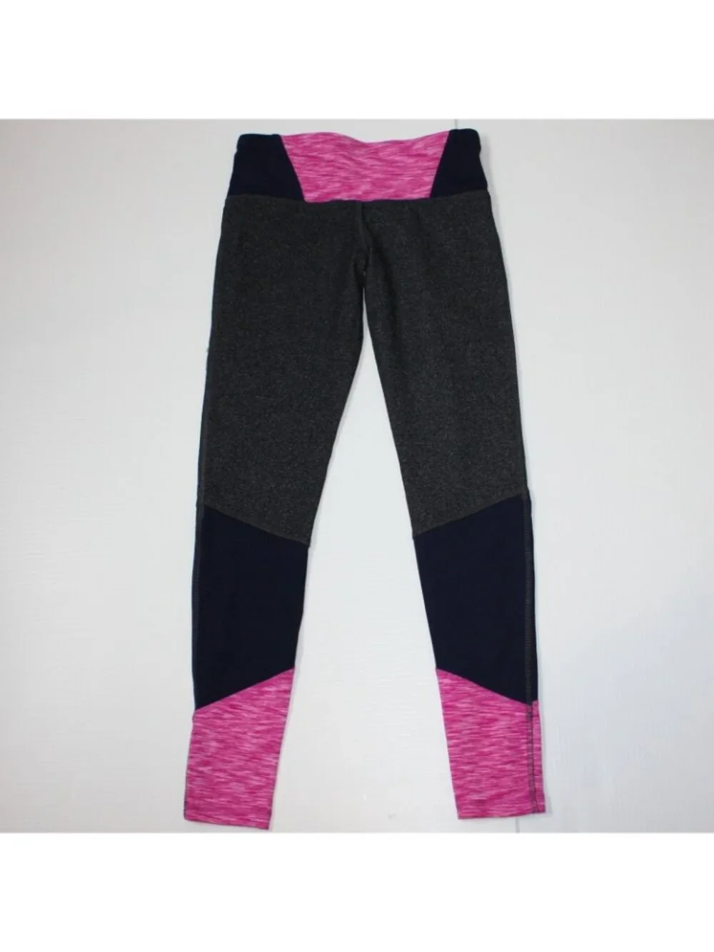 Jill Girl's Colorblock Tri-Color Leggings Activewear Pants in size 10 Medium